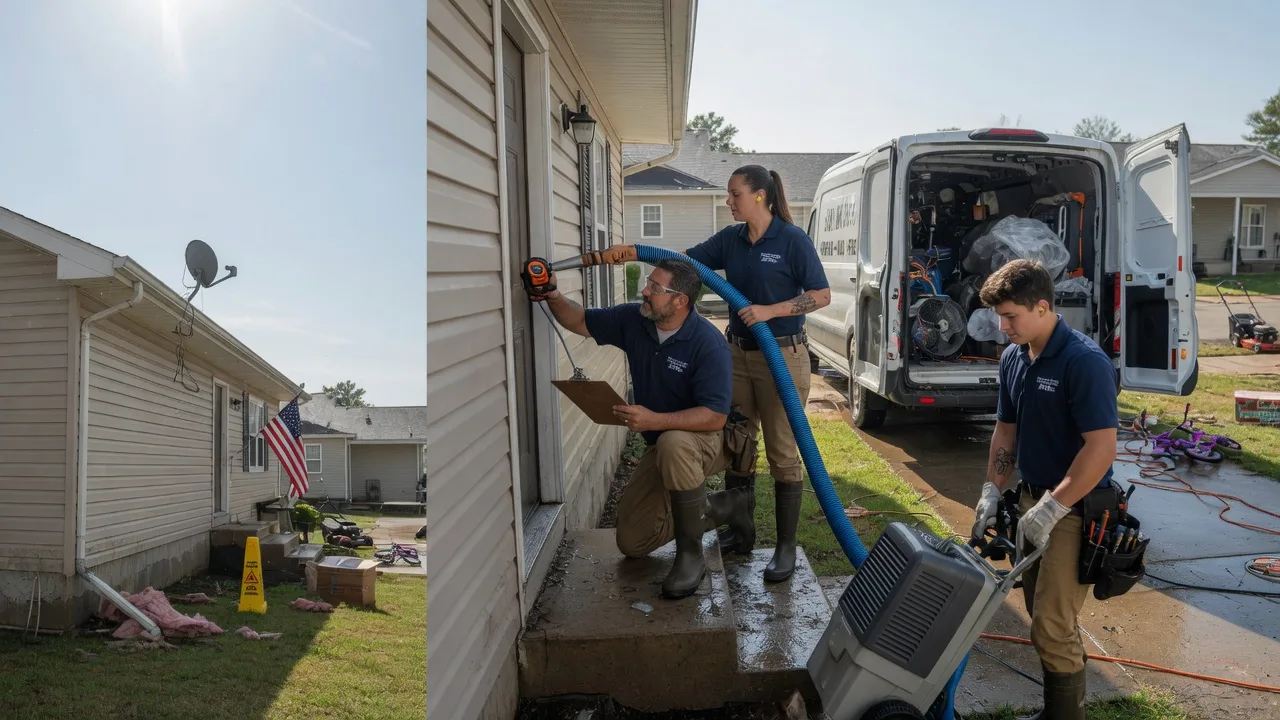 Ceiling Water Damage Restoration in Eagle, WI near me